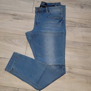 Max Jeans Blue Slim Fit Comfort Jeggings Pant Waist 32